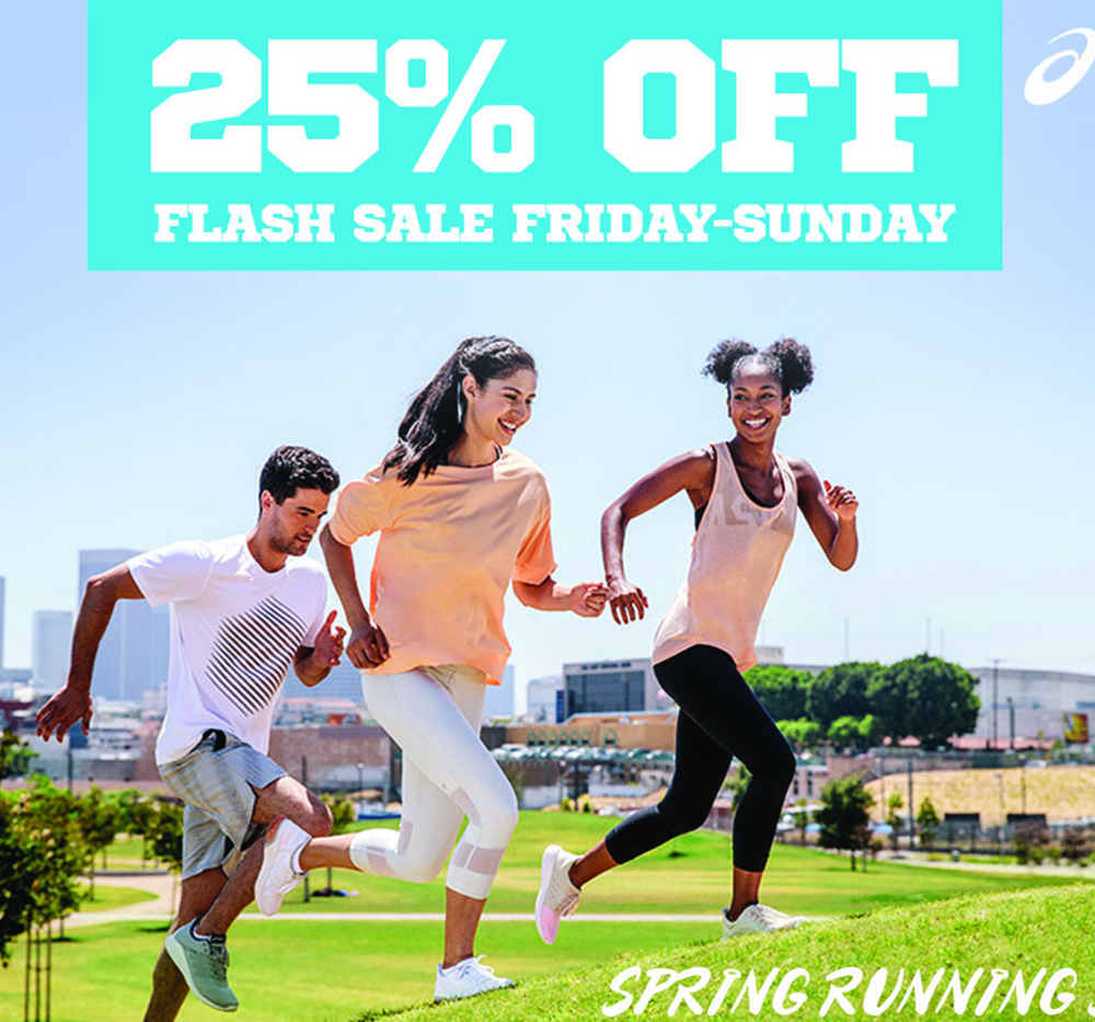 Asics Flash Sale Advertisement Design